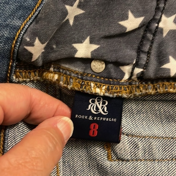 Rock & Republic Bumpershoot USA Memorial Day July 4th‎ Distressed Short women 8 - Picture 12 of 12